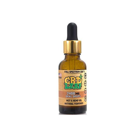 CBD Leaf 2400MG Oral Drops 30ml - GU PAK
