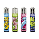 40 Clipper Refillable Printed Design Classic Lighters - GU PAK