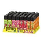 40 Clipper Refillable Printed Design Classic Lighters - GU PAK
