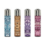 40 Clipper Refillable Printed Design Classic Lighters - GU PAK