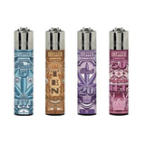 40 Clipper Refillable Printed Design Classic Lighters - GU PAK