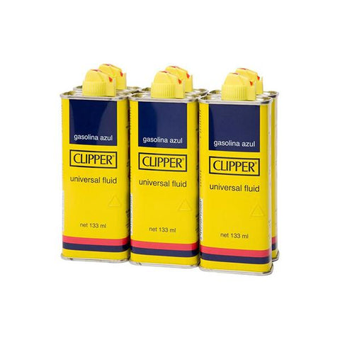 12 x Clipper Tin Lighter Fluid 100ml - GU PAK