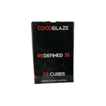 Coco Blaze Redefined 25 Charcoal 72 Cubes - GU PAK