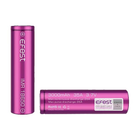 Efest 18650 3000mAh 35A Battery - GU PAK