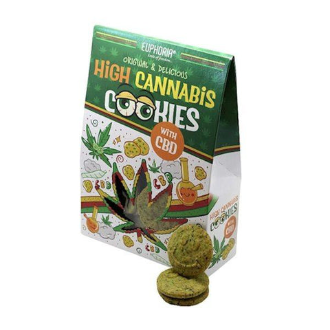 Euphoria High Cannabis  Cookies with CBD - GU PAK