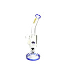 4Smoke 24cm Multi Colour Perculator Glass Bong 1510 - 1064 - GU PAK