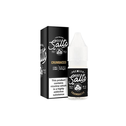 20MG Premium Got Salts 10ML Flavoured Nic Salts - GU PAK