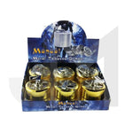 4 Parts Manual Metal 60mm Grinder Gold Coated - HX060SY-4G - GU PAK