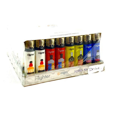 48 x I-Lighter Classic Flint Refillable Lighters - Y-220 - GU PAK