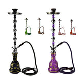 Large 1 Hose Shisha Hookah - Assorted Colours - GU PAK