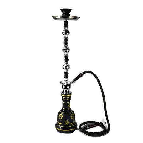 Large 1 Hose Shisha Hookah - Assorted Colours - GU PAK