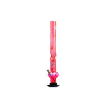 6 x 24" Leaf Design Acrylic Long Bong - FA-B - GU PAK