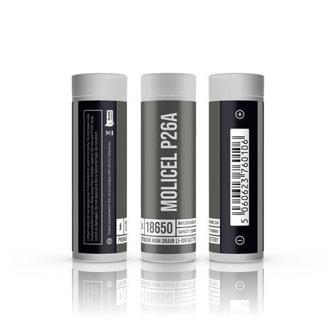 MOLICEL P26A 2600mAh 18650 Battery - GU PAK