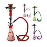 Medium 1 Hose Shisha Hookah - Assorted Colours - GU PAK