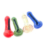 12 x Mix Colour Smoking Glass Spoon Pipe - IP2.5 - GU PAK
