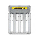 Nitecore New Q4 Charger -Black/Clear/Pink/Yellow - GU PAK