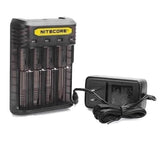 Nitecore New Q4 Charger -Black/Clear/Pink/Yellow - GU PAK