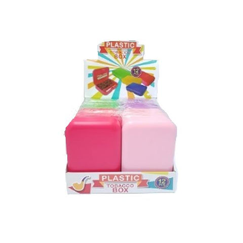 12 x Plastic Standard Multi-Colour Rolling Storage Box - FG600 - GU PAK