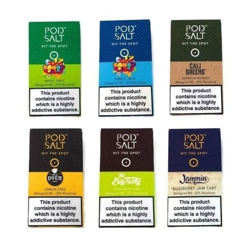 20mg Pod Salt Fusion -  10ml Flavoured Nicotine Salt (50VG/50PG) - GU PAK