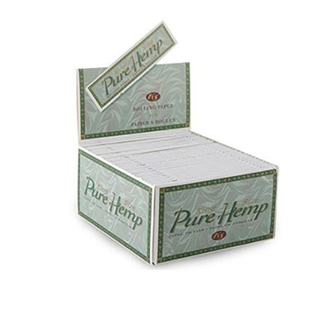 50 Pure Hemp King Size Un-Bleached Rolling Papers - GU PAK