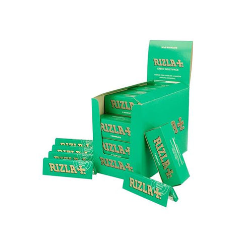 100 Green Multipack Regular Rizla Rolling Papers - GU PAK