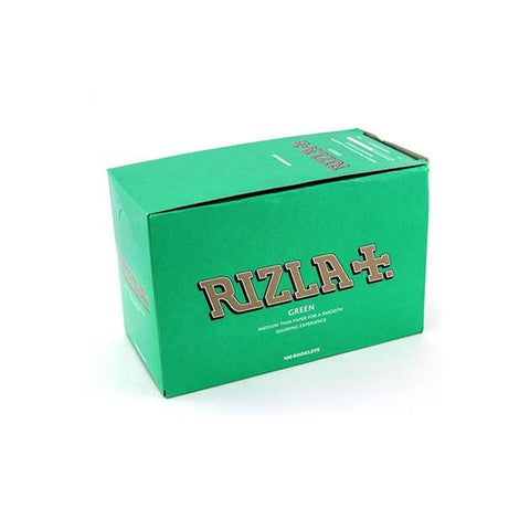 100 Green Regular Rizla Rolling Papers - GU PAK