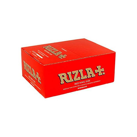 50 Red King Size Rizla Rolling Papers - GU PAK