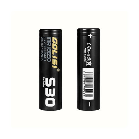 Golisi S30 18650 Battery 3000mAh 25A - GU PAK