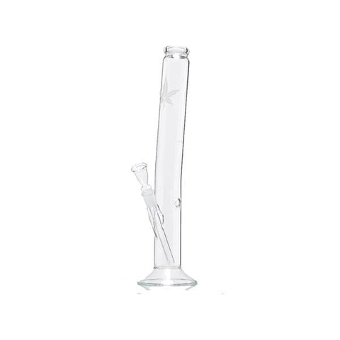 3 x 42cm Sand Leaf Hangover Glass Bong - 01153 - GU PAK