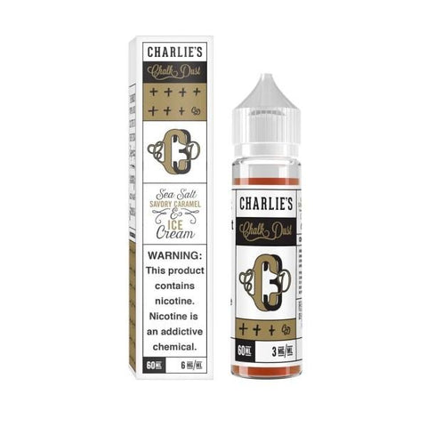 Sea Salt Savoury & Caramel Ice Cream by Charlie's Chalk Dust 0MG 50ML Shortfill (70VG-30PG) - GU PAK