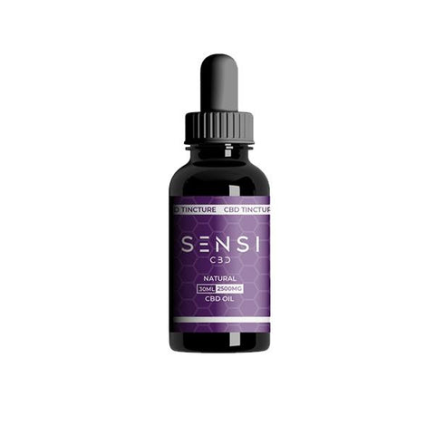 Sensi CBD 2500mg CBD Tinture Oil 30ml - GU PAK