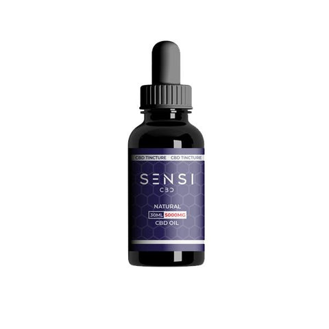 Sensi CBD 5000mg CBD Broad-Spectrum Tinture Oil 30ml - GU PAK