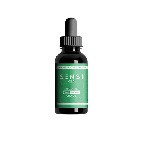 Sensi CBD 500mg CBD Broad-Spectrum Tinture Oil 30ml - GU PAK