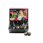 Euphoria Cannabis + Strawberry Cheesecake Lollipops with Bubble Gum - Big Pack 25g x 100pcs - GU PAK