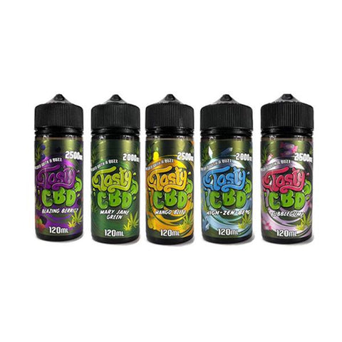 Tasty CBD 2500MG 100ml Shortfill 0mg (70VG/30PG) - GU PAK