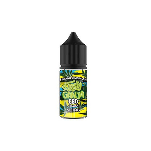 Tasty Ganja 500mg CBD 30ml Shortfill E-Liquid - OG Kush - GU PAK