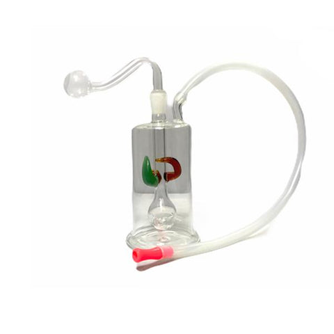 Stylish Glass Water Pipe - No 23 - GU PAK