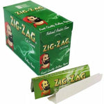 100 Zig-Zag Green Regular Size Rolling Papers - GU PAK