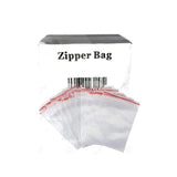 Zipper Branded 45mm x 50mm Clear Bags - GU PAK