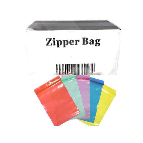 Zipper Branded 50mm x 50mm  Purple Baggies - GU PAK