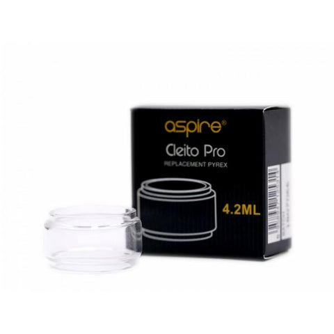 Aspire Cleito Pro Pyrex Extended Replacement Glass - GU PAK