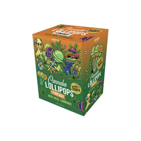 Euphoria Big Pack Cannabis + Energy Lollipops 12g x 200pcs (Approx) - GU PAK