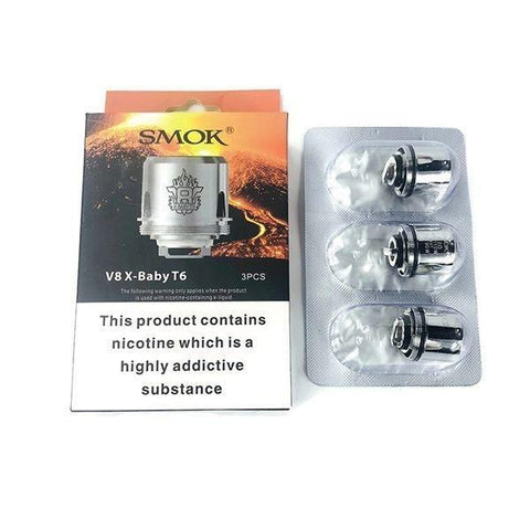 Smok V8 X-Baby T6 Coil – 0.2 Ohm - GU PAK